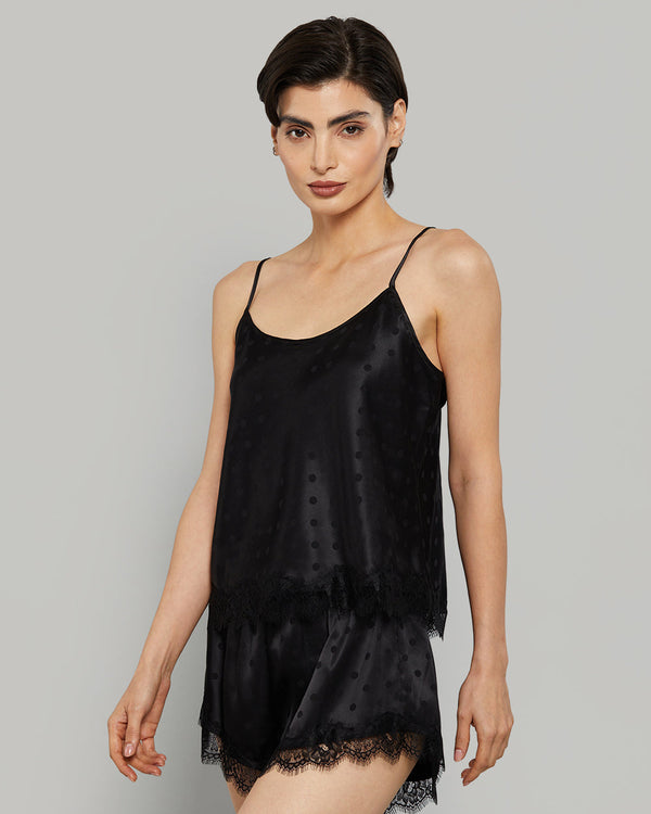 Isla & Evie Cami Black / S