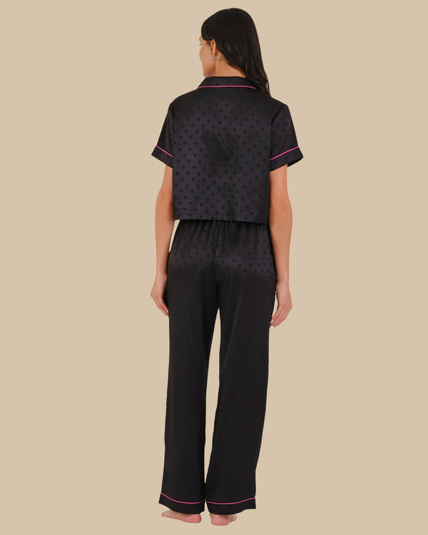 Isla & Evie Pant BLACK BEAUTY/FUCHSIA-LSI / S