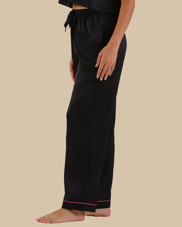 Isla & Evie Pant BLACK BEAUTY/FUCHSIA-LSI / S