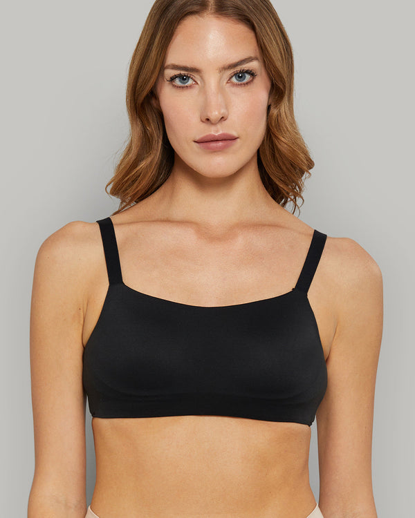 ISLA & EVIE BANDEAU NO WIRE BRA BLACK / 34A