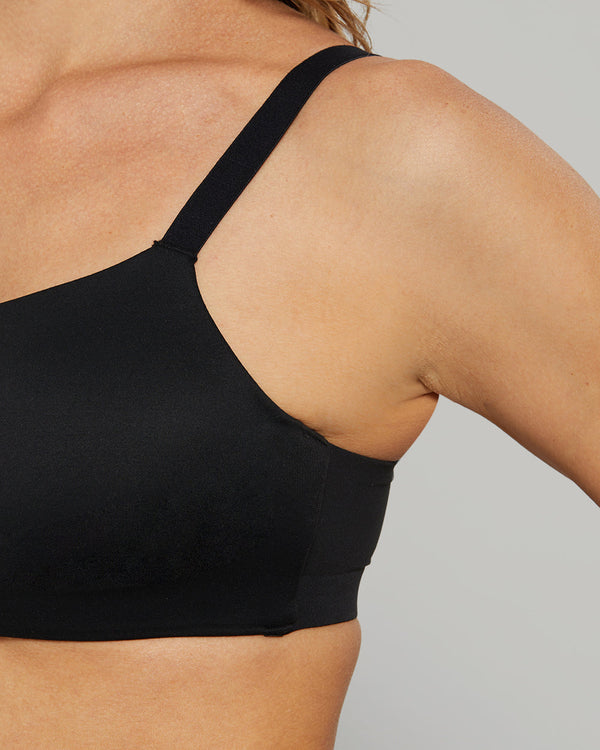 ISLA & EVIE BANDEAU NO WIRE BRA BLACK / 34A