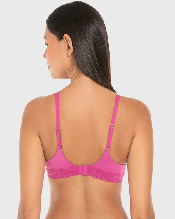 La Senza Isla And Evie Casual Comfort Rib Push Up Padded Plunge Bra Baton Rouge Baton Rouge / 34B