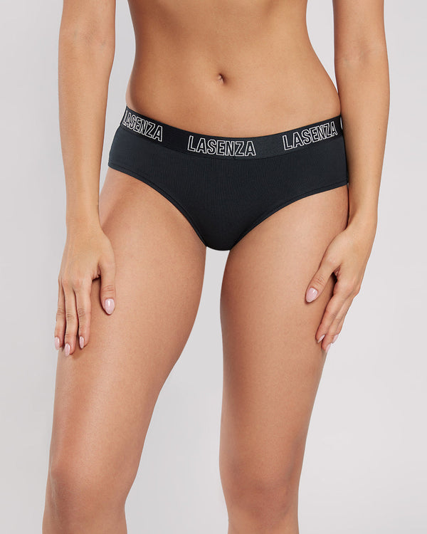 La Senza Trendy Hipster Panties BLACK / M