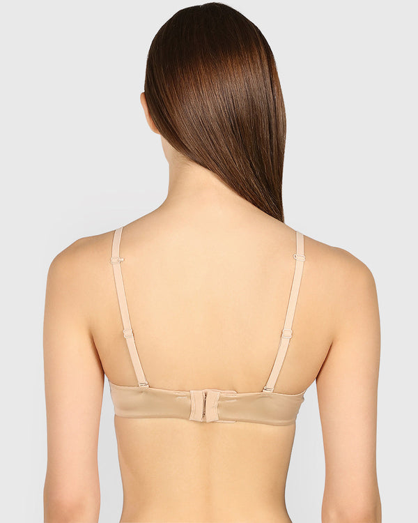 La Senza Body Kiss Plunge Bra Beige / 34B