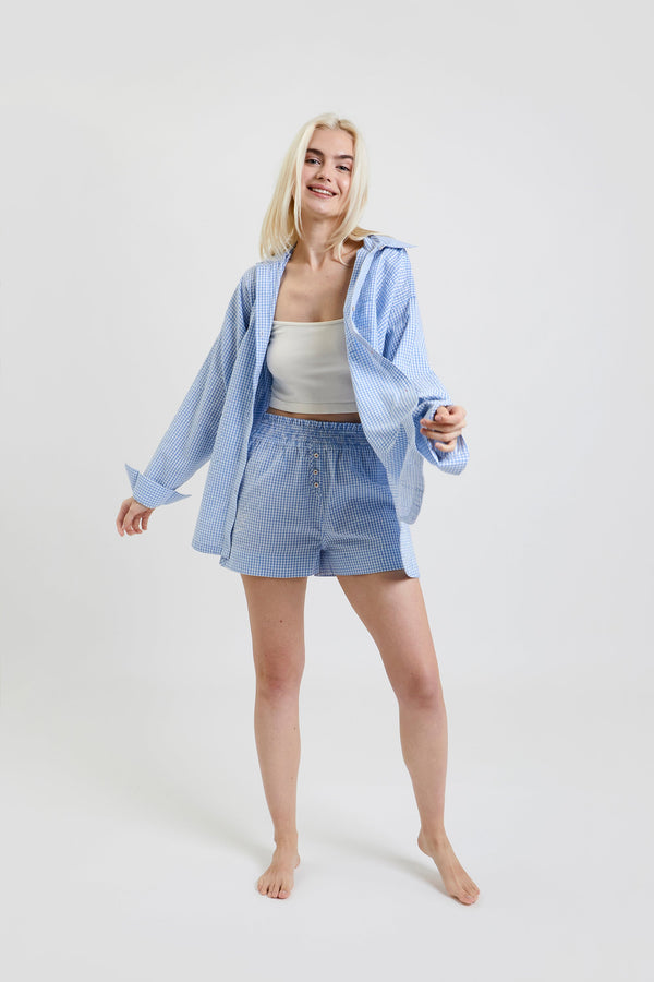 Peachaus Yew Striped Woven Cotton Shirt