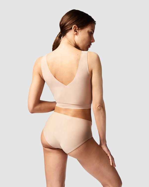 Chantelle Softstretch-Padded V-Neck Bra Top