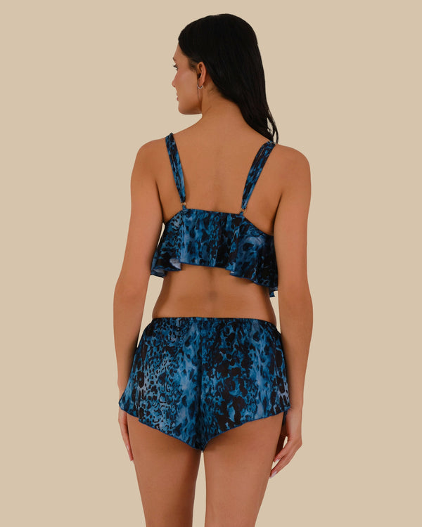 Isla & Evie Multicolour Sexy Sleep Crop Top