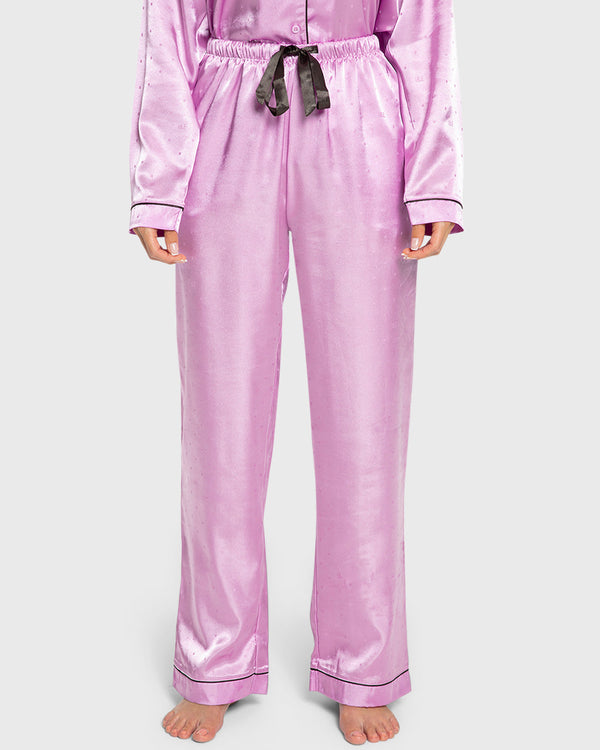 Isla & Evie All Day Relax Satin Pajama Set