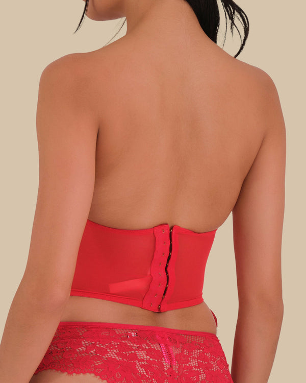 Isla & Evie Purple Sexy Sleep Bustier