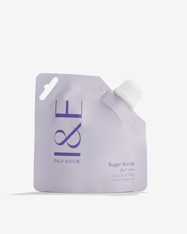 Isla & Evie Spicy Oud Sugar Scrub 150G