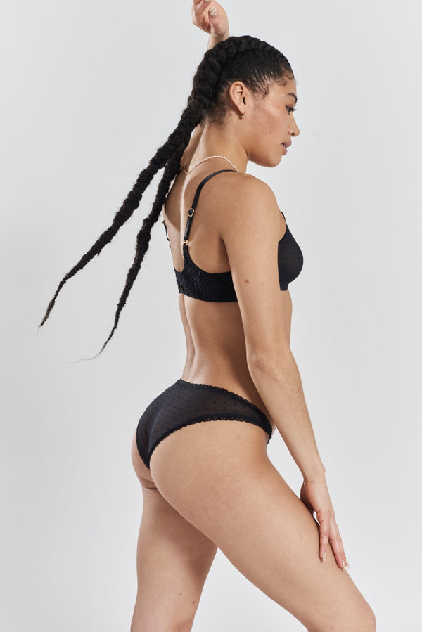 Peachaus Ume Recycled Tulle Mid Rise Panty