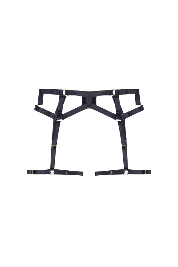 Playful Promises Aneta & Gold Elastic Suspender