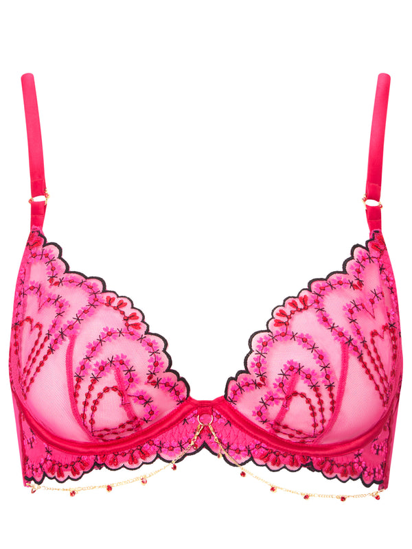 Ann Summers Cupids Love Non Padded Plunge Bra