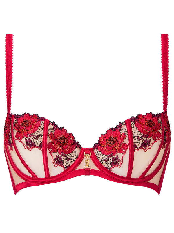 Ann Summers Caged Rose Non Padded Balcony Bra