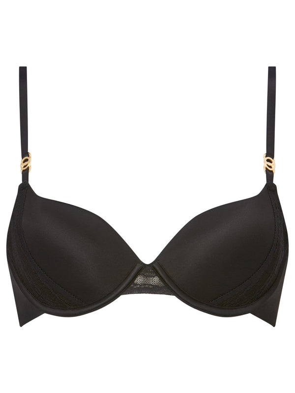 Ann Summers Charlotte Underwired Padded Plunge Bra Black