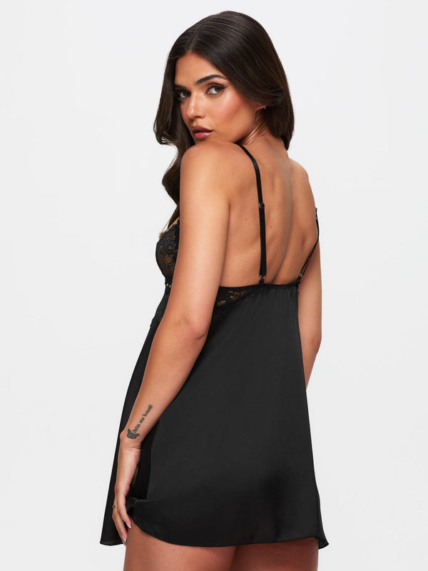 Ann Summers Bridgette Satin/Lace Chemise