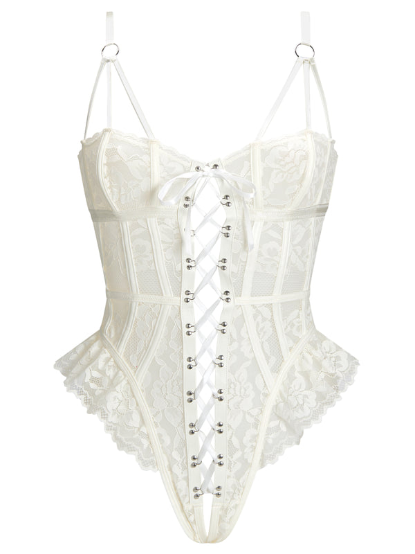 Ann Summers Boudoir Tease Crotchless Teddy