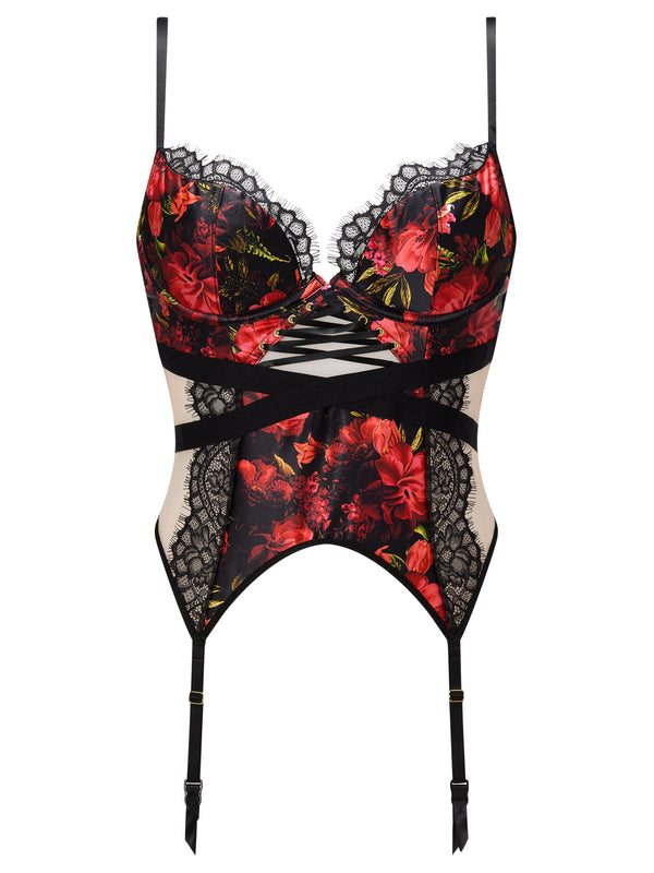Ann Summers Enchanting Rose Basque