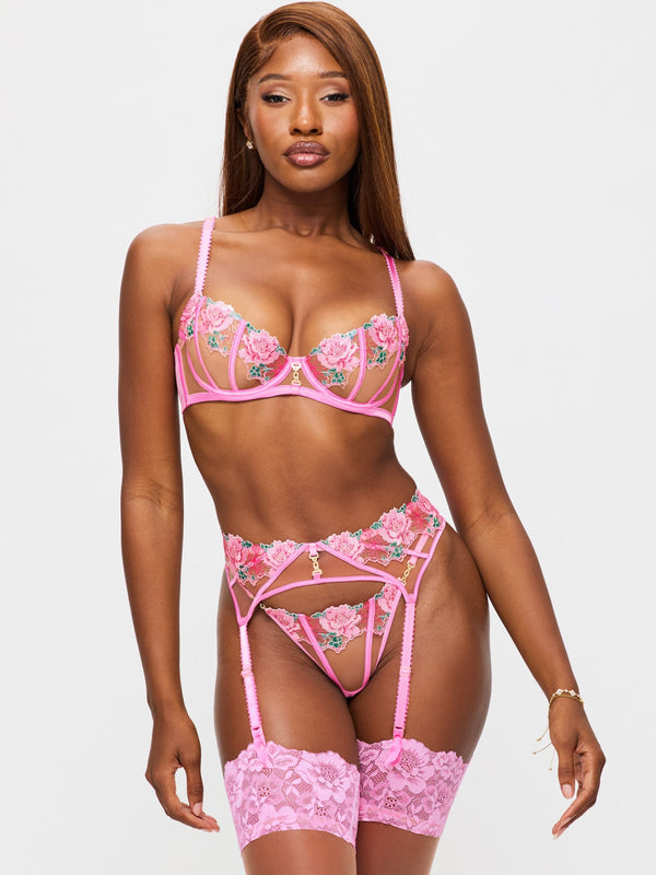 Ann Summers Caged Rose Non Padded Balcony Bra