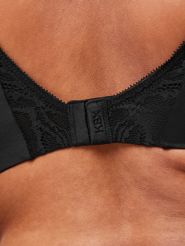 Ann Summers Charlotte Underwired Padded Plunge Bra Black