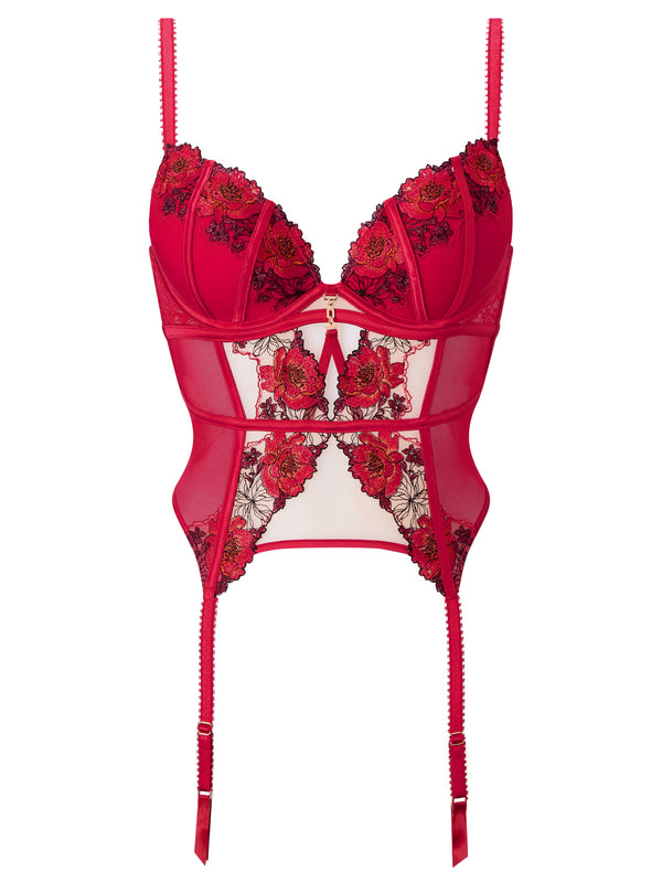 Ann Summers Caged Rose Padded Basque