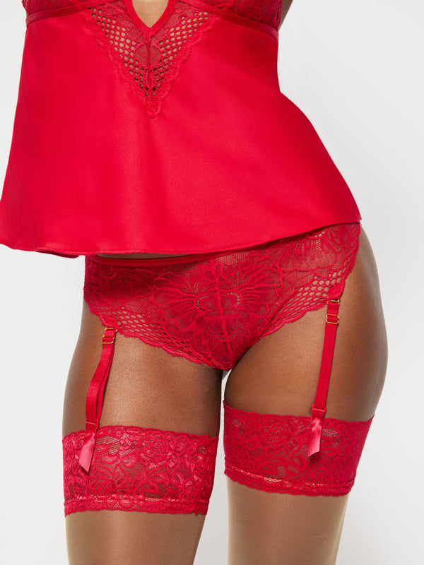 Ann Summers Devotion Suspender Cami Set