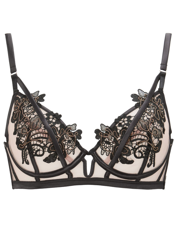 Ann Summers Enticement Non Pad Plunge Black