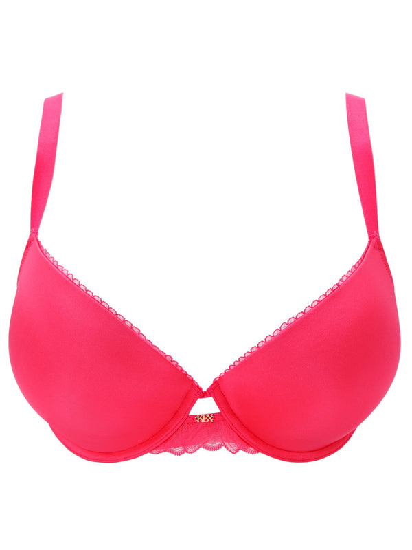 Knickerbox Harper Smooth Padded Plunge Bra Hot Pink