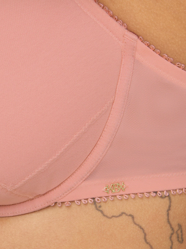 Ann Summers Lana Padded Plunge Bra Light Pink