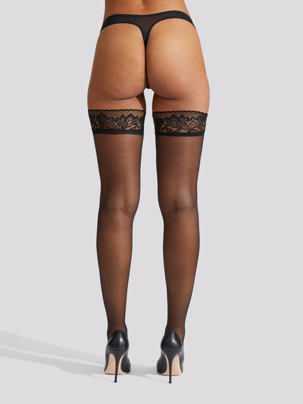 Ann Summers Micro Fishnet Seamed Hold Ups