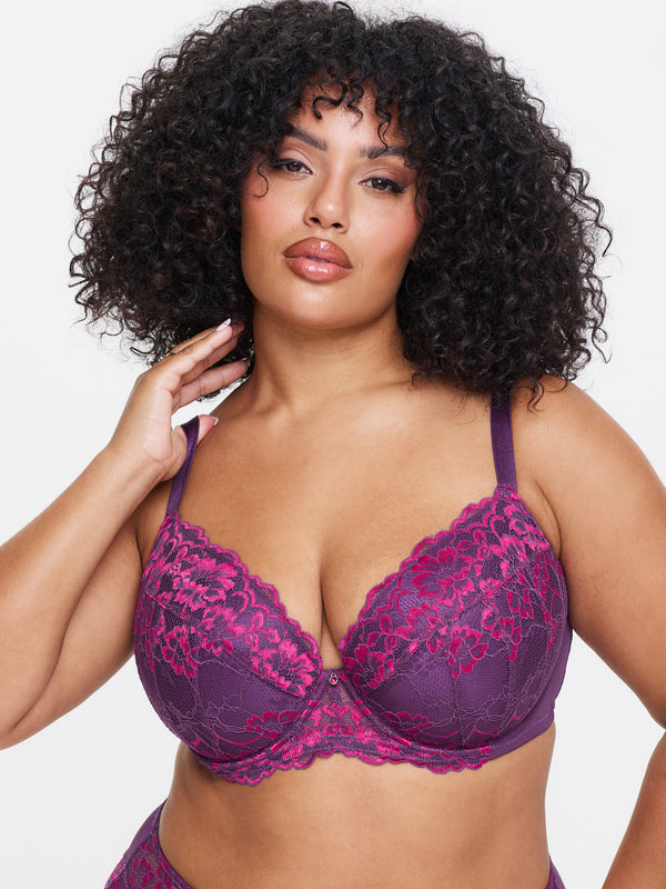 Ann Summers Sexy Lace Padded Plunge Bra