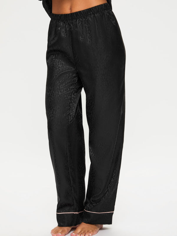 Ann Summers Signature Satin Long All Over Satin Pj Set