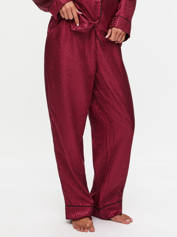 Ann Summers Signature Satin Long All Over Satin Pj Set