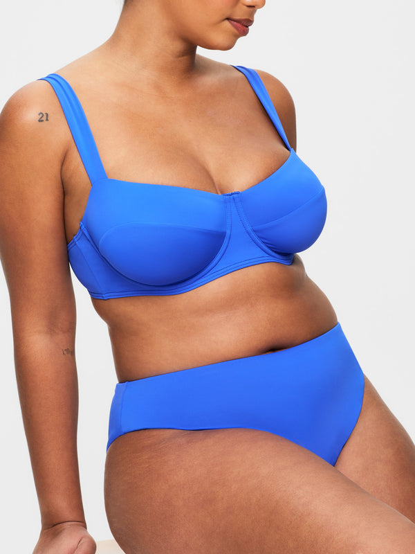 KBX Swim Solid Essential Wired Bikini Top
